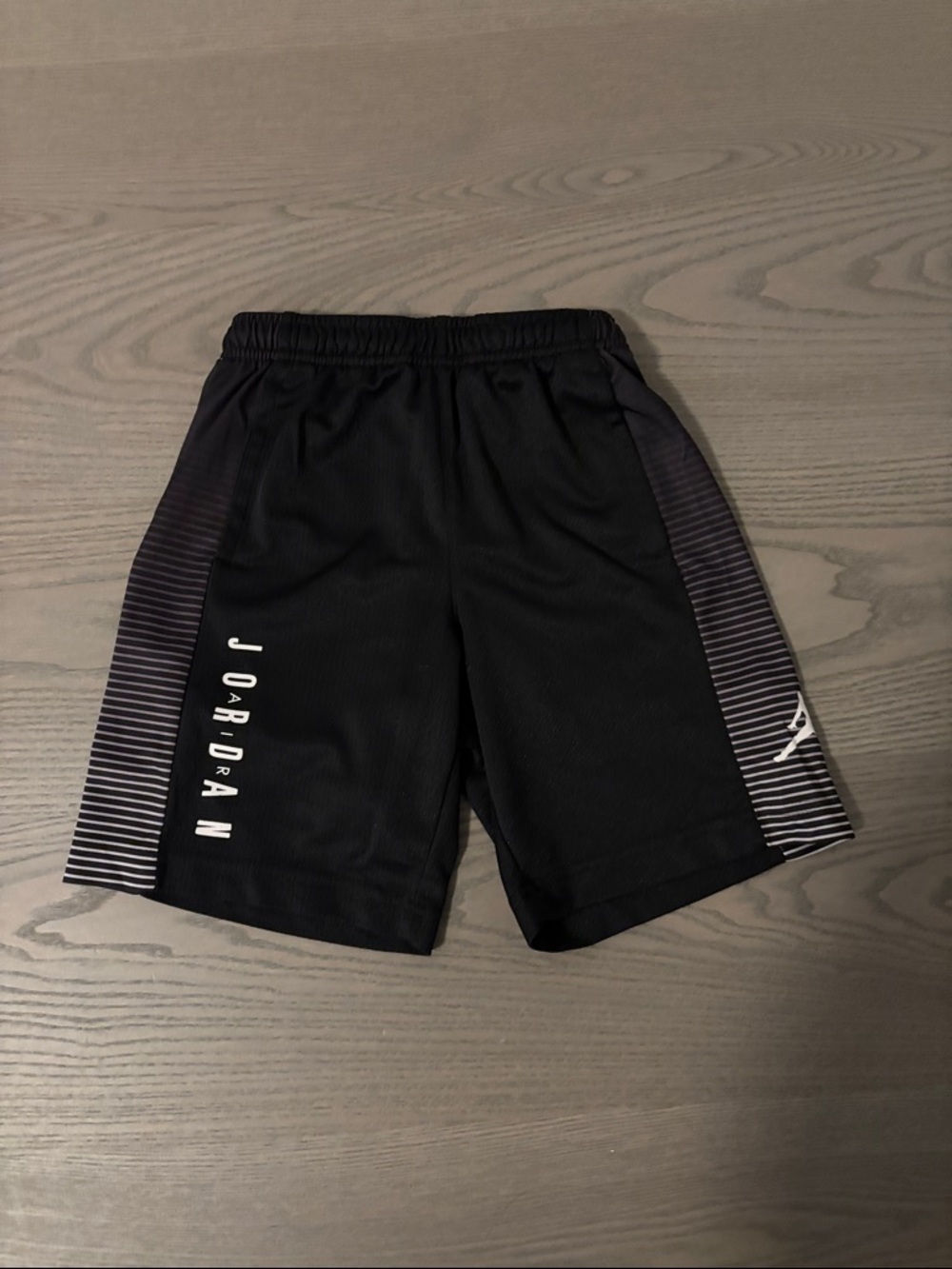 Jordan Black Shorts with Gradient Side Panels